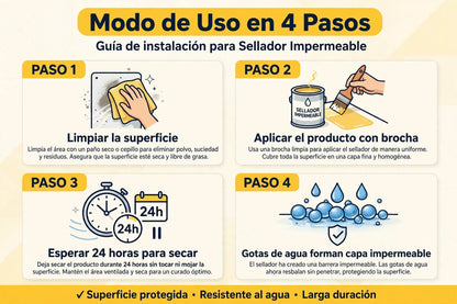 Sellador Impermeable Brocha 300g